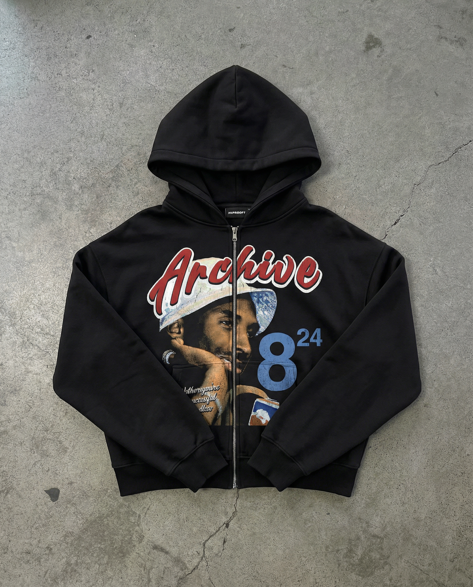 'MAMBA ARCHIVE' HEAVYWEIGHT BOXY ZIPUP HOODIE