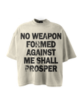 'NO WEAPON FORMED' GRAPHIC TEE